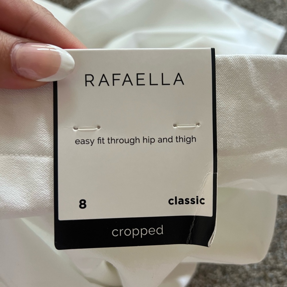 Elegant White Women's Pants - Picture 3 of 3